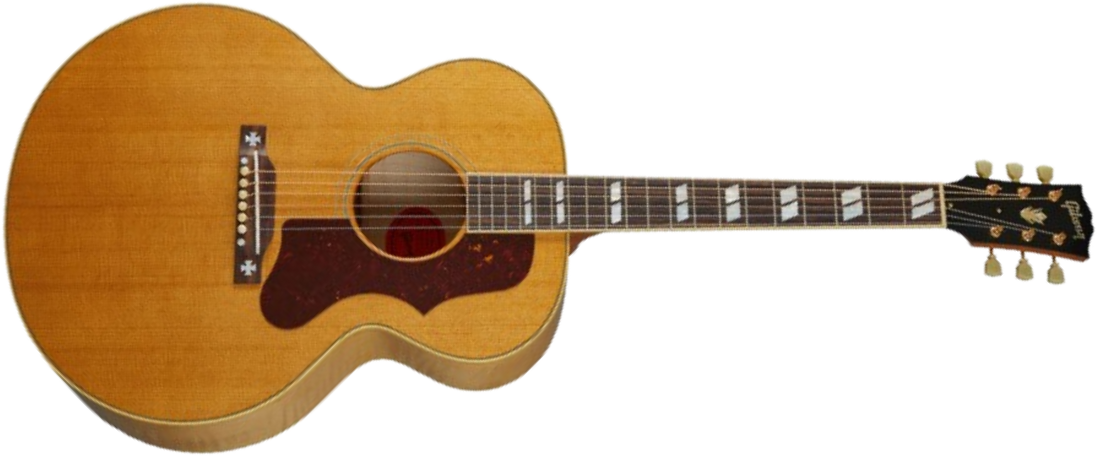 Gibson Custom Shop J-185 1952 Historic Jumbo Epicea Erable Rw - Vos Antique Natural - Guitarra folk - Main picture