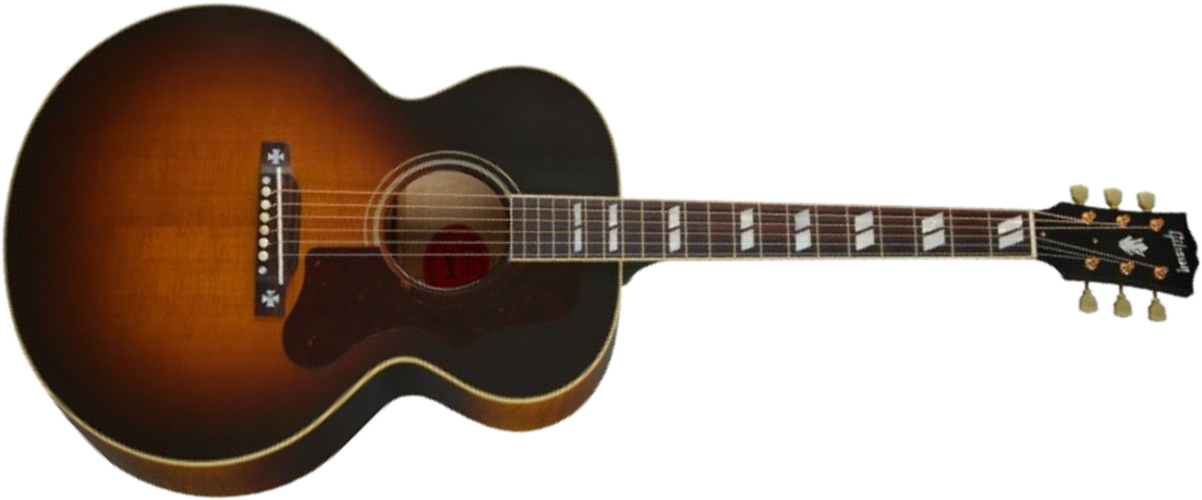 Gibson Custom Shop J185 1952 Historic Jumbo Epicea Erable Rw - Vos Vintage Sunburst - Guitarra folk - Main picture