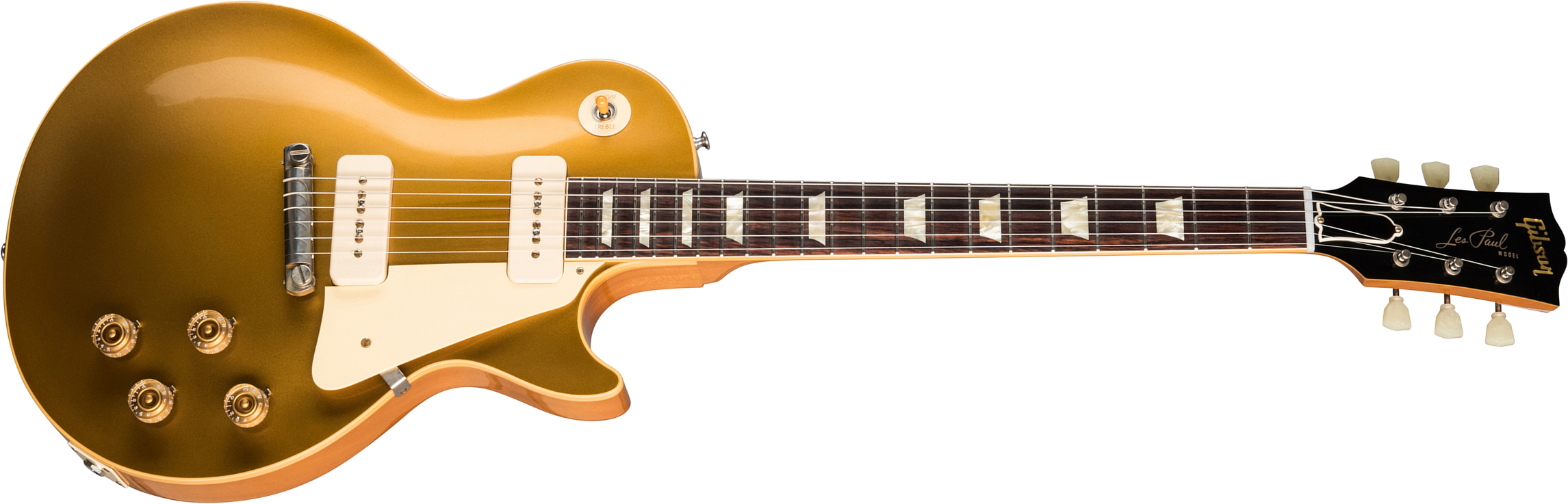 Gibson Custom Shop Les Paul Goldtop 1954 Reissue 2019 2p90 Ht Rw - Vos Double Gold - Guitarra eléctrica de corte único. - Main picture