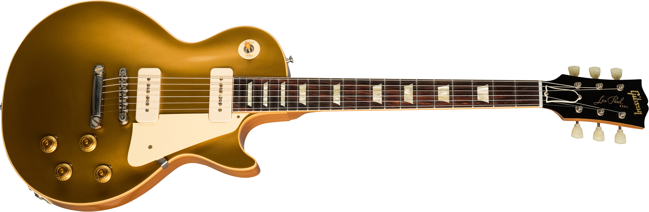 Gibson Custom Shop Les Paul Goldtop 1956 Reissue 2019 2p90 Ht Rw - Vos Double Gold - Guitarra eléctrica de corte único. - Main picture