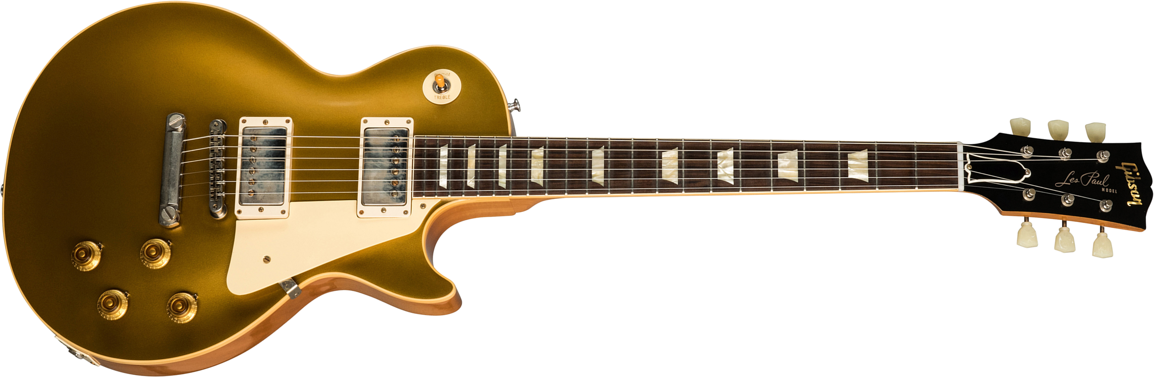 Gibson Custom Shop Les Paul Goldtop 1957 Reissue 2019 2h Ht Rw - Vos Double Gold - Guitarra eléctrica de corte único. - Main picture