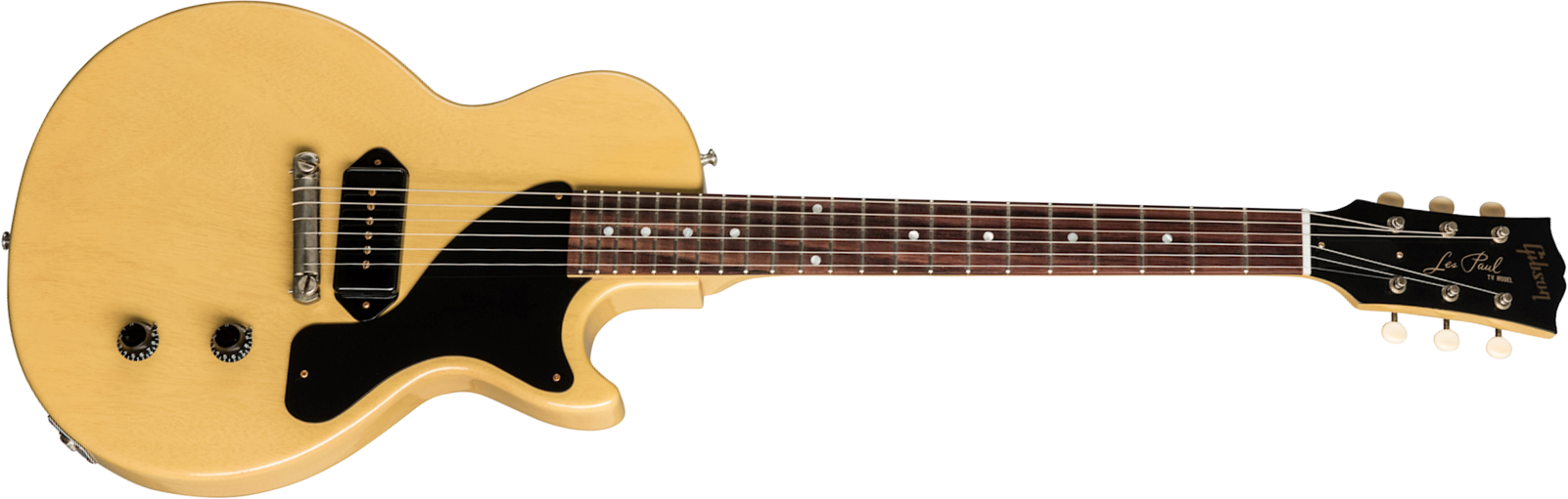 Gibson Custom Shop Les Paul Junior 1957 Single Cut Reissue P90 Ht Rw - Vos Tv Yellow - Guitarra eléctrica de corte único. - Main picture