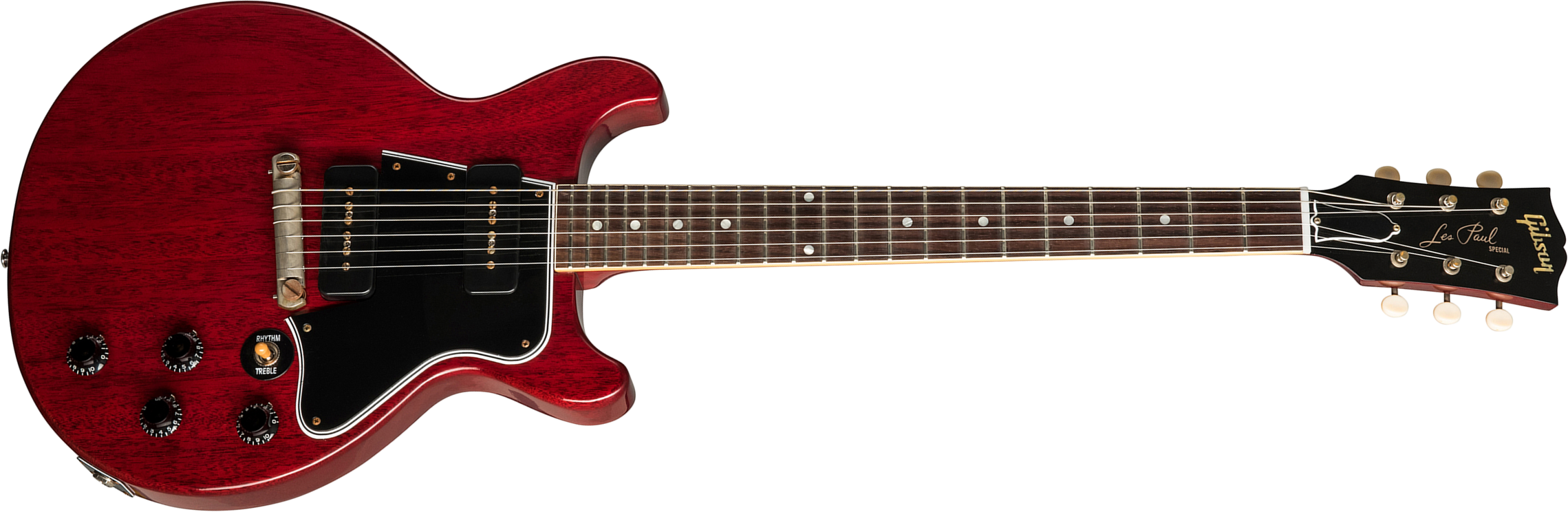 Gibson Custom Shop Les Paul Special 1960 Double Cut Reissue 2p90 Ht Rw - Vos Cherry Red - Guitarra eléctrica de corte único. - Main picture