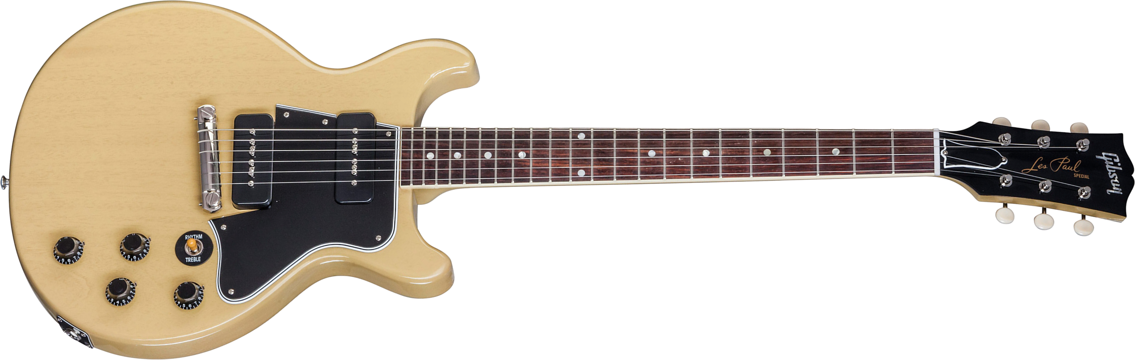 Gibson Custom Shop Les Paul Special Double Cut 2p90 Ht Rw - Tv Yellow - Guitarra eléctrica de doble corte - Main picture
