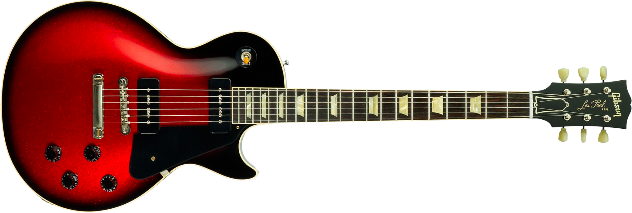 Gibson Custom Shop Les Paul Standard 1956 2p90 Ht Rw #65457 - Red Sparkle Burst - Guitarra eléctrica de corte único. - Main picture