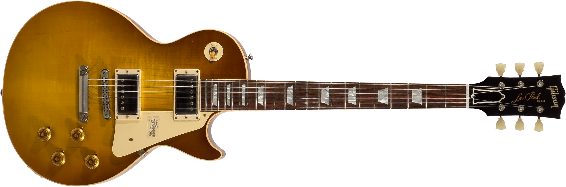 Gibson Custom Shop Les Paul Standard 1958 2h Ht Rw - Vos Royal Teaburst - Guitarra eléctrica de corte único. - Main picture
