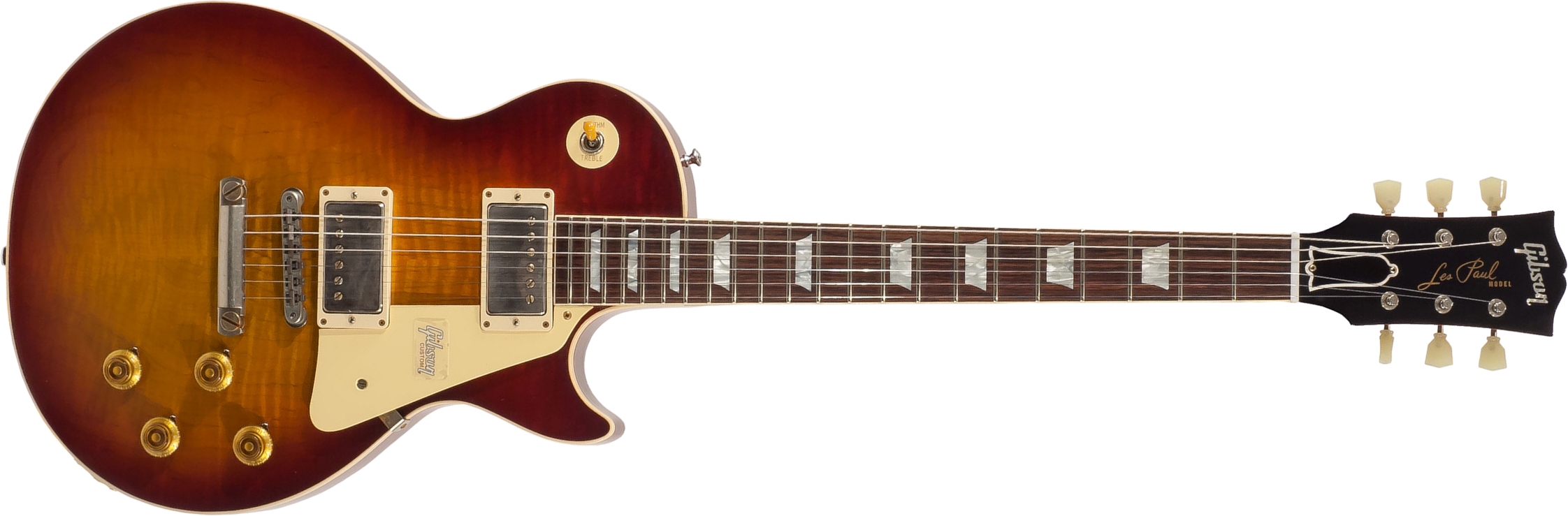 Gibson Custom Shop Les Paul Standard 1959 2h Ht Rw - Vos Vintage Cherry Sunburst - Guitarra eléctrica de corte único. - Main picture