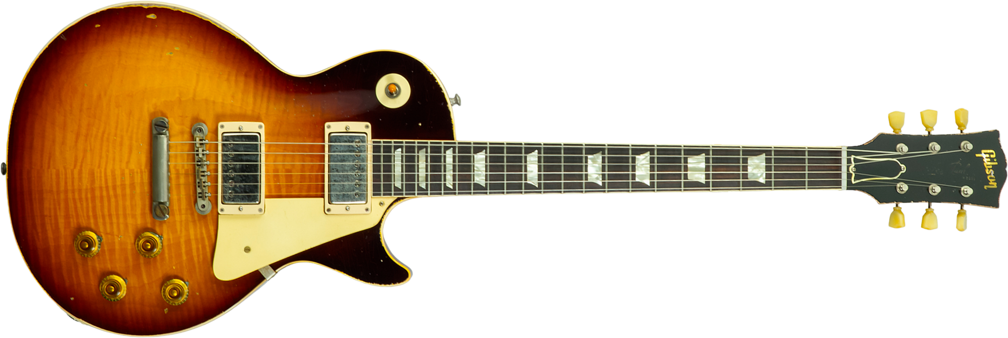 Gibson Custom Shop Les Paul Standard 1959 2h Ht Rw #961232 - Murphy Lab Aged Tobacco Sunburst - Guitarra eléctrica de corte único. - Main picture