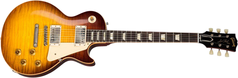 Gibson Custom Shop Les Paul Standard 1959 60th Anniversary Bolivian Rw - Vos Slow Iced Tea Fade - Guitarra eléctrica de corte único. - Main picture