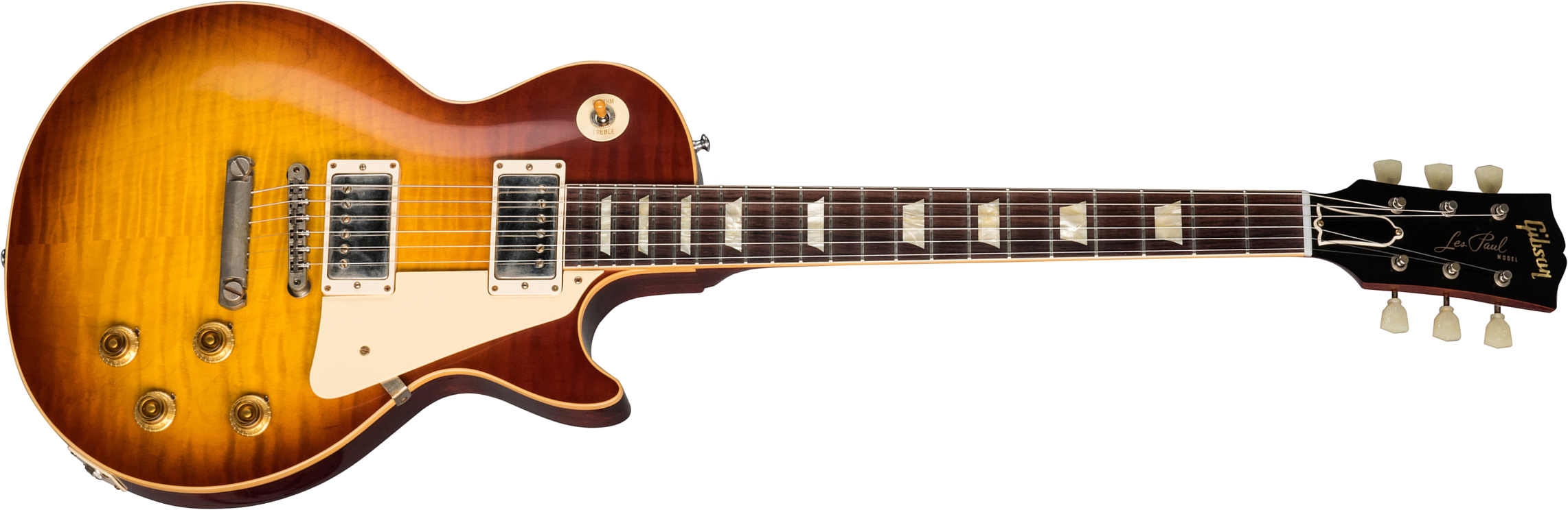 Gibson Custom Shop Les Paul Standard 1959 60th Anniversary Indian Rw - Vos Cherry Teaburst - Guitarra eléctrica de corte único. - Main picture
