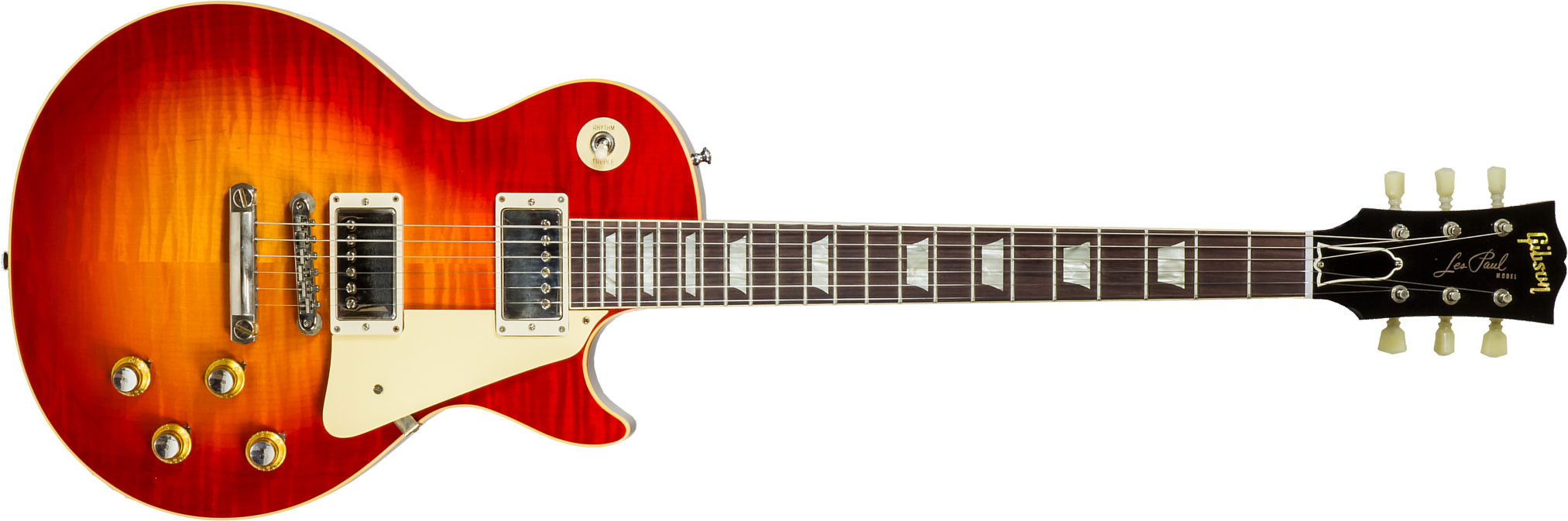 Gibson Custom Shop Les Paul Standard 1960 Reissue 2h Ht Rw #03362 - Murphy Lab Ultra Light Aged Wide Tomato Burst - Guitarra eléctrica de corte único.