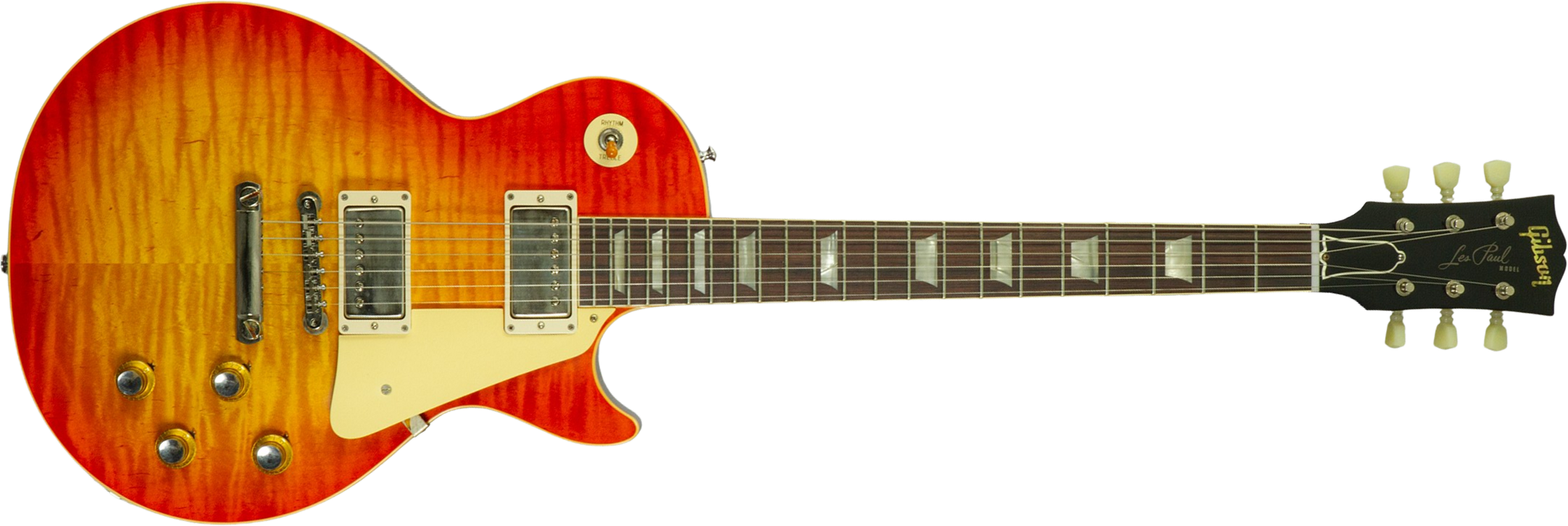 Gibson Custom Shop Les Paul Standard 1960 Reissue 2h Ht Rw #04552 - Vos Tangerine Burst - Guitarra eléctrica de corte único. - Main picture