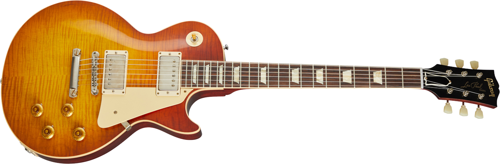 Gibson Custom Shop Les Paul Standard 1960 V1 60th Anniversary 2h Ht Rw - Vos Antiquity Burst - Guitarra eléctrica de corte único. - Main picture