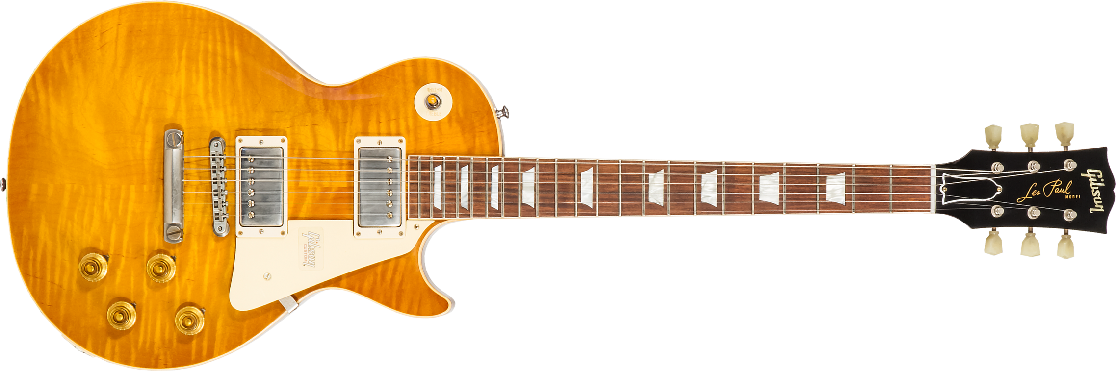 Gibson Custom Shop Les Paul Standard Burstdriver 2h Ht Rw #871130 - Vos Amber Ale - Guitarra eléctrica de corte único. - Main picture