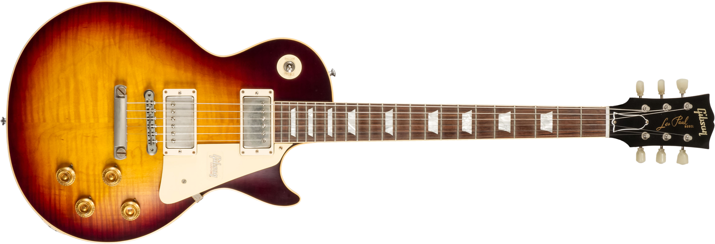 Gibson Custom Shop Les Paul Standard Burstdriver 2h Ht Rw #871302 - Vos Havana Fade - Guitarra eléctrica de corte único. - Main picture