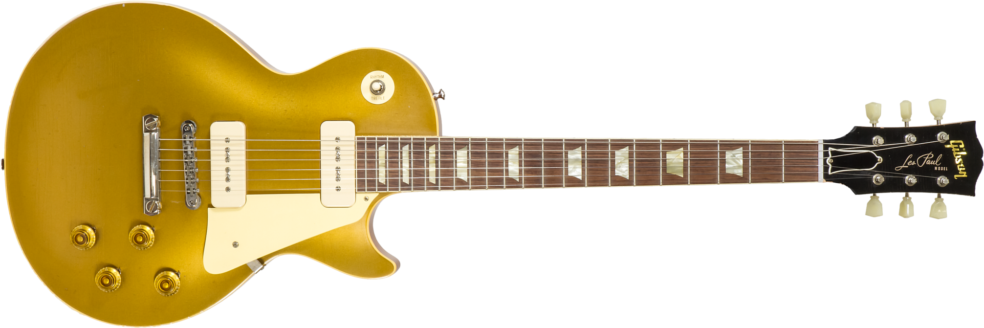 Gibson Custom Shop M2m Les Paul 1956 2h Ht Rw #63139 - Murphy Lab Light Aged Antique Gold - Guitarra eléctrica de corte único. - Main picture