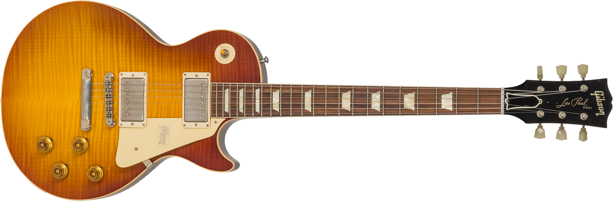 Gibson Custom Shop M2m Les Paul Standard 1958 2h Ht Rw #89886 - Aged Royal Teaburst - Guitarra eléctrica de corte único. - Main picture
