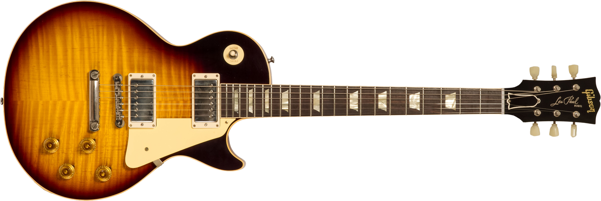 Gibson Custom Shop M2m Les Paul Standard 1959 2h Ht Rw #932147 - Murphy Lab Ultra Light Aged Kindred Burst - Guitarra eléctrica de corte único. - Main