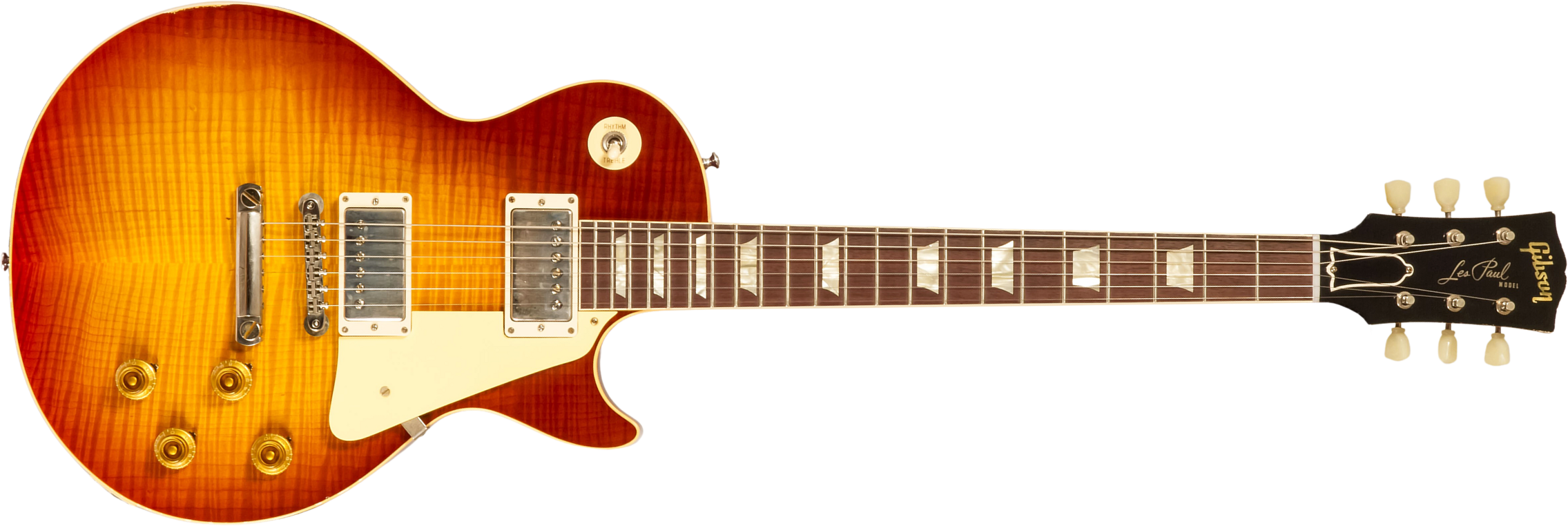 Gibson Custom Shop M2m Les Paul Standard 1959 2h Ht Rw #932609 - Murphy Lab Light Aged Royal Tea Burst - Guitarra eléctrica de corte único. - Main pic