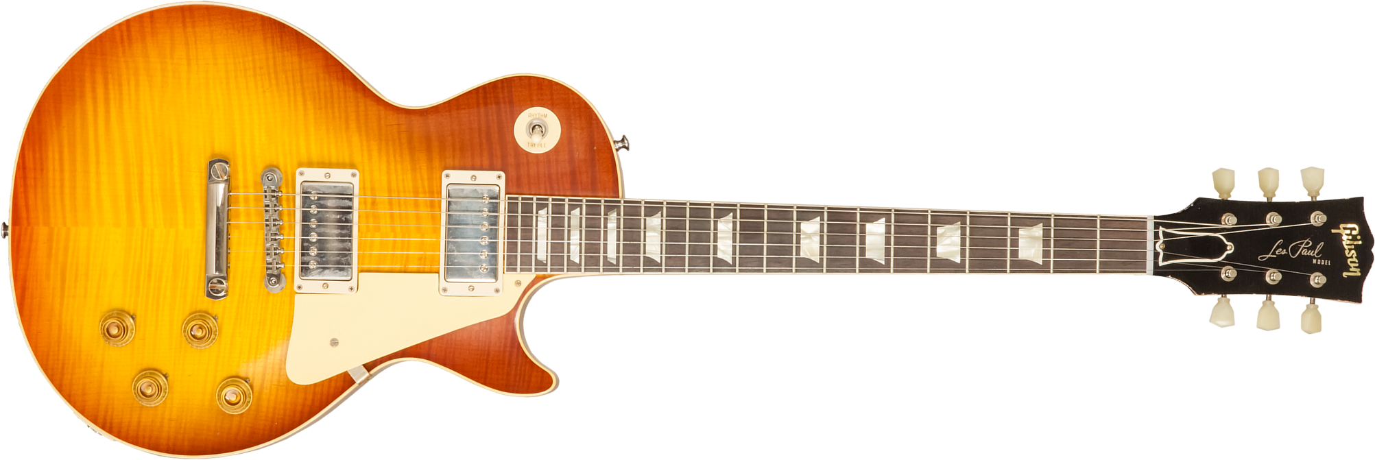 Gibson Custom Shop M2m Les Paul Standard 1959 2h Ht Rw #94898 - Murphy Lab Light Aged Royal Tea Burst - Guitarra eléctrica de corte único. - Main pict