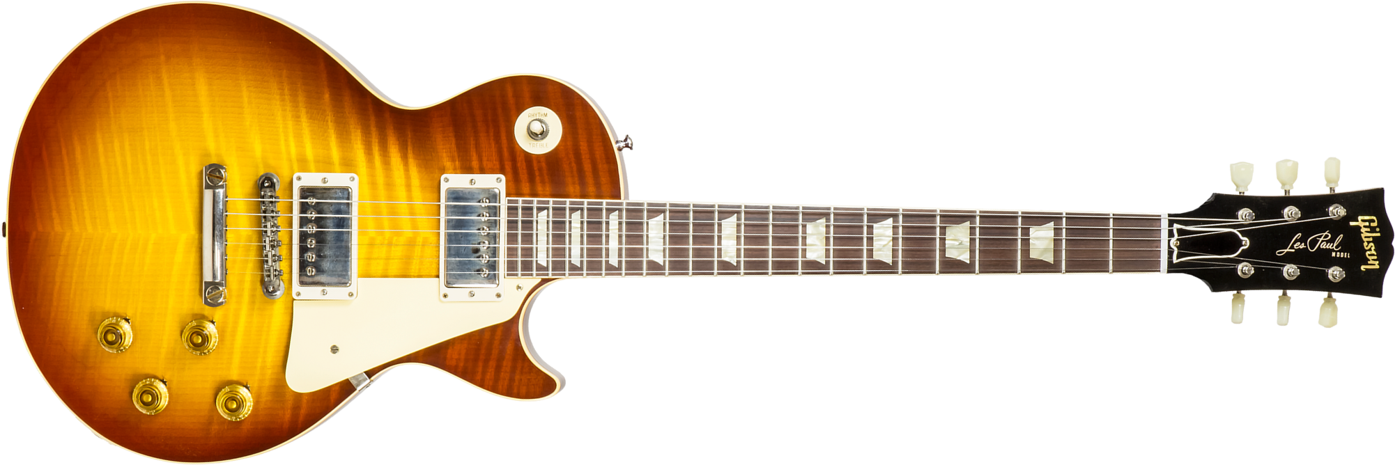Gibson Custom Shop M2m Les Paul Standard 1959 Reissue 2h Ht Rw #932122 - Murphy Lab Ultra Light Aged Royal Teaburst - Guitarra eléctrica de corte únic