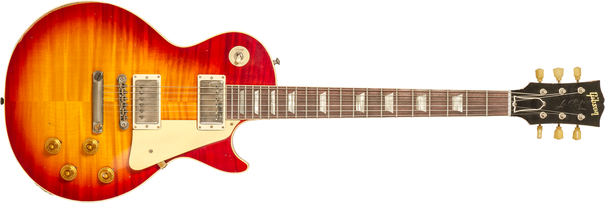 Gibson Custom Shop M2m Les Paul Standard 1959 Reissue 2h Ht Rw #934231 - Murphy Lab Heavy Aged Factory Burst - Guitarra eléctrica de corte único. - Ma