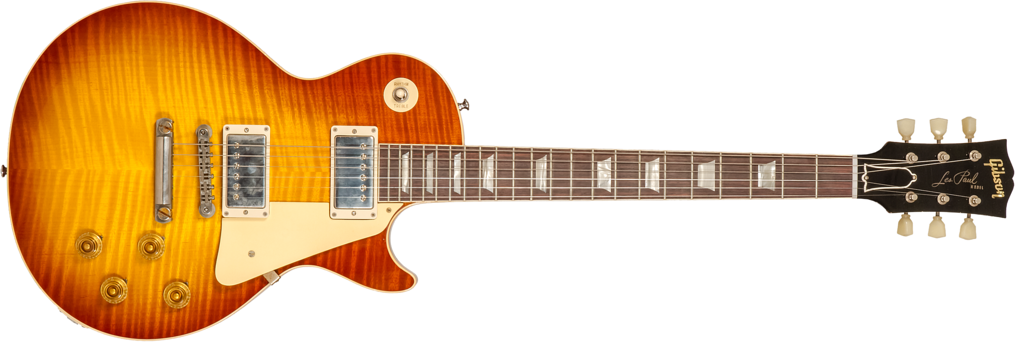 Gibson Custom Shop M2m Les Paul Standard 1959 Reissue 2h Ht Rw #934287 - Murphy Lab Ultra Light Aged Ice Tea Burst - Guitarra eléctrica de corte único