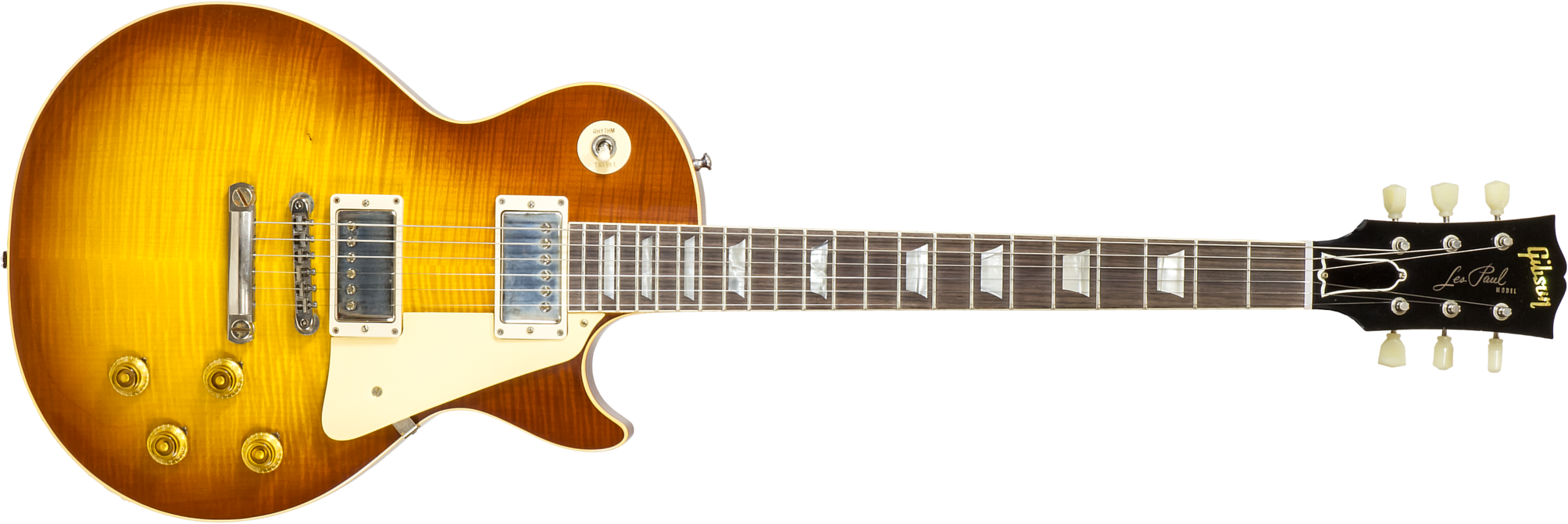 Gibson Custom Shop M2m Les Paul Standard 1959 Reissue 2h Ht Rw #934307 - Murphy Lab Ultra Light Aged Iced Tea Burst - Guitarra eléctrica de corte únic