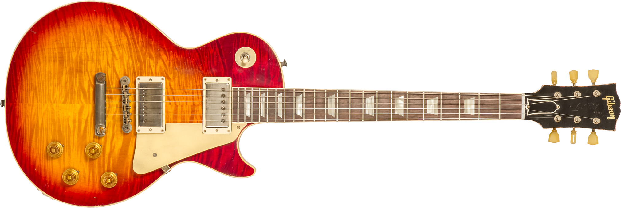 Gibson Custom Shop M2m Les Paul Standard 1959 Reissue 2h Ht Rw #934321 - Murphy Lab Ultra Heavy Aged Factory Burst - Guitarra eléctrica de corte único