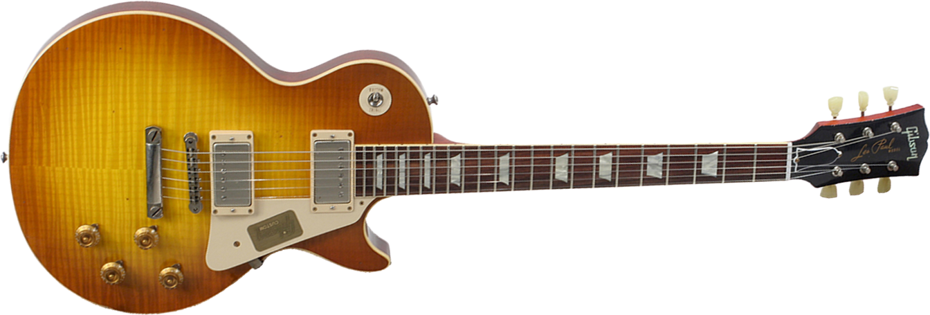 Gibson Custom Shop M2m Les Paul Standard 1959 Reissue 2h Ht Rw #942988 - Aged Iced Tea - Guitarra eléctrica de corte único. - Main picture