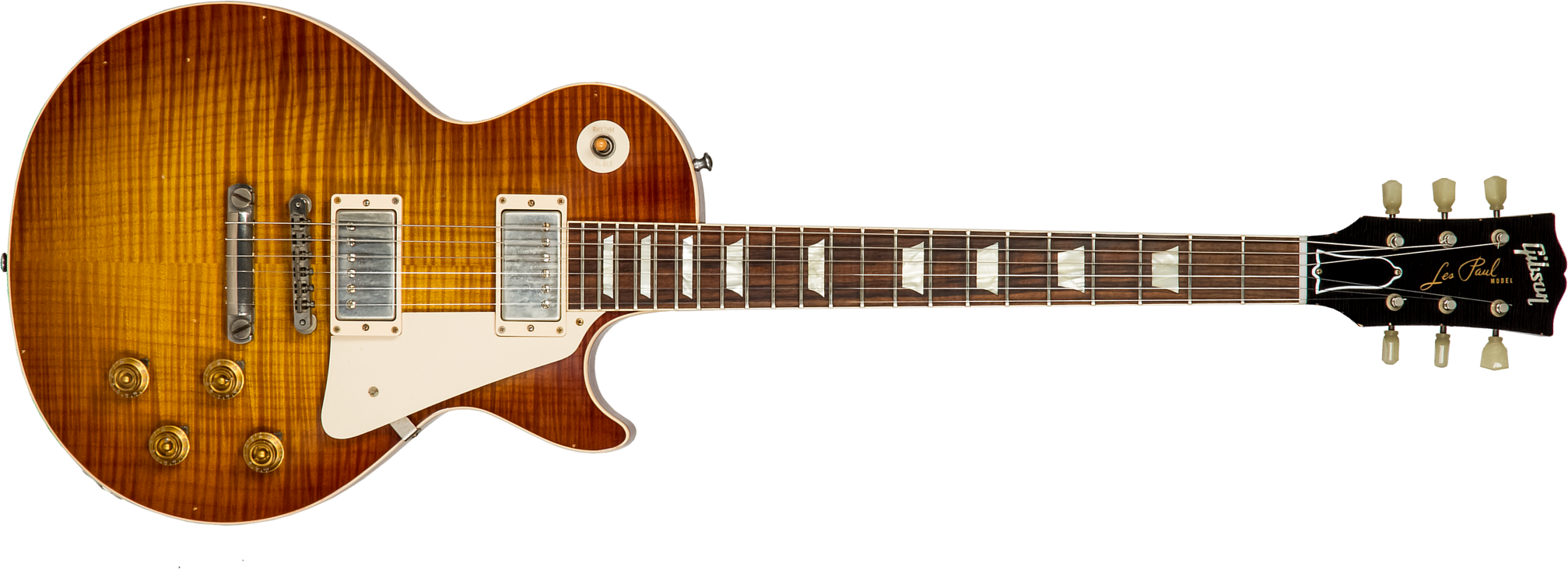 Gibson Custom Shop M2m Les Paul Standard 1959 Reissue 2h Ht Rw #943170 - Lightly Aged Iced Tea - Guitarra eléctrica de corte único. - Main picture