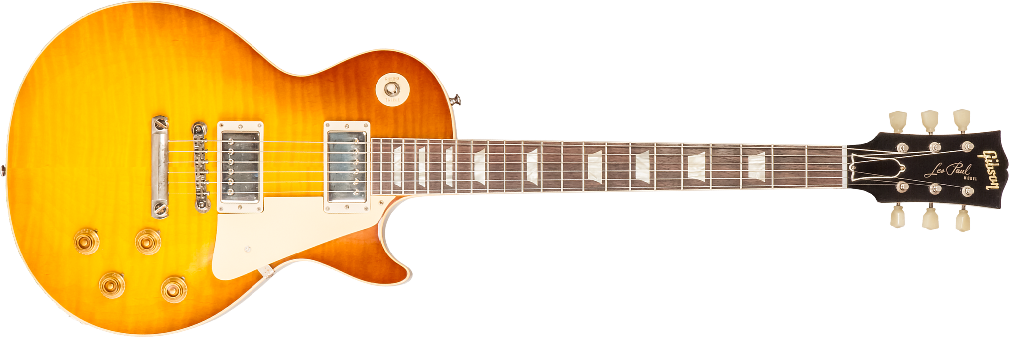 Gibson Custom Shop M2m Les Paul Standard 1959 Reissue 2h Ht Rw #94680 - Murphy Lab Ultra Light Aged  Honey Lemon Fade - Guitarra eléctrica de corte ún