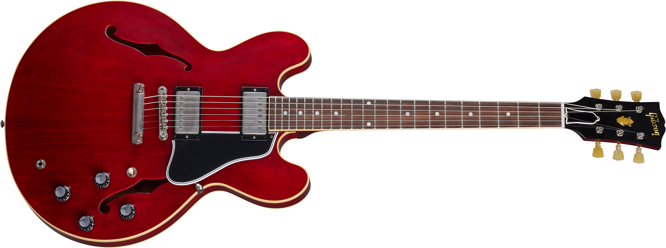 Gibson Custom Shop Murphy Lab Es-335 1961 Reissue 2h Ht Rw - Ultra Light Aged Sixties Cherry - Guitarra eléctrica semi caja - Main picture