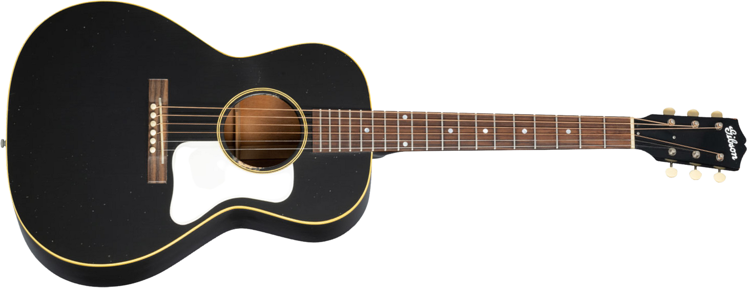 Gibson Custom Shop Murphy Lab L-00 1933 Parlor Epicea Acajou Eb - Ebony Light Aged - Guitarra acústica & electro - Main picture