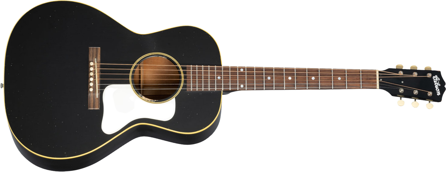 Gibson Custom Shop Murphy Lab L-00 1933 Parlor Epicea Acajou Eb - Ebony Light Aged - Guitarra folk - Main picture