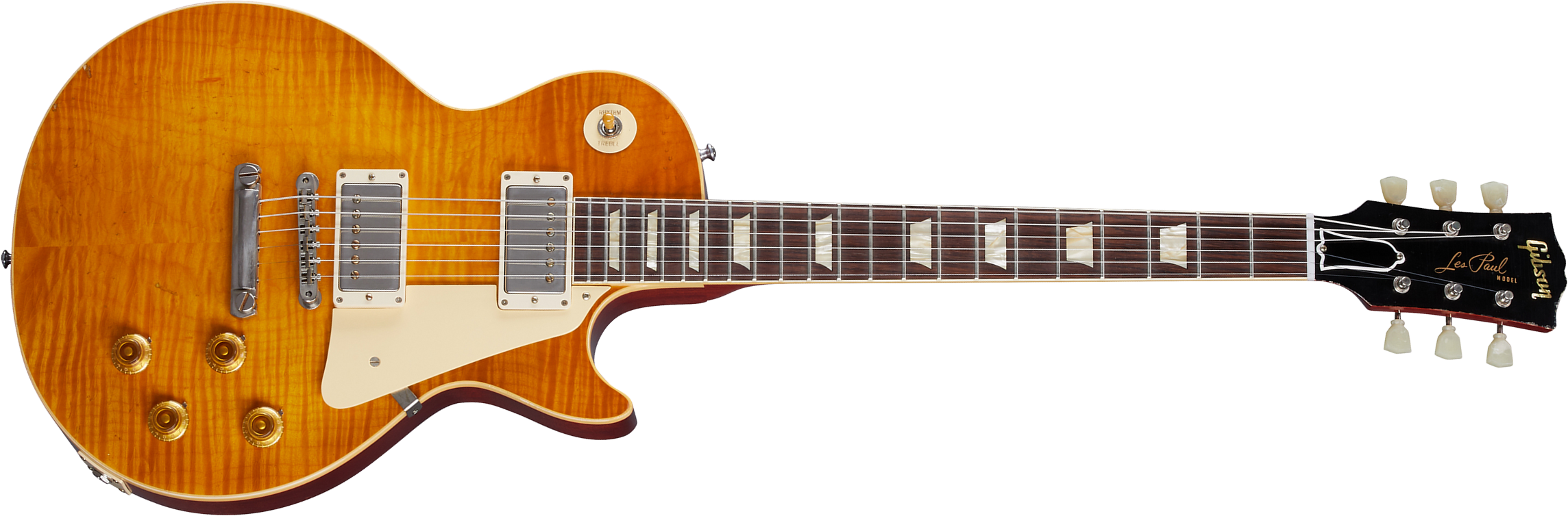Gibson Custom Shop Murphy Lab Les Paul Standard 1959 Reissue 2h Ht Rw - Light Aged Dirty Lemon - Guitarra eléctrica de corte único. - Main picture