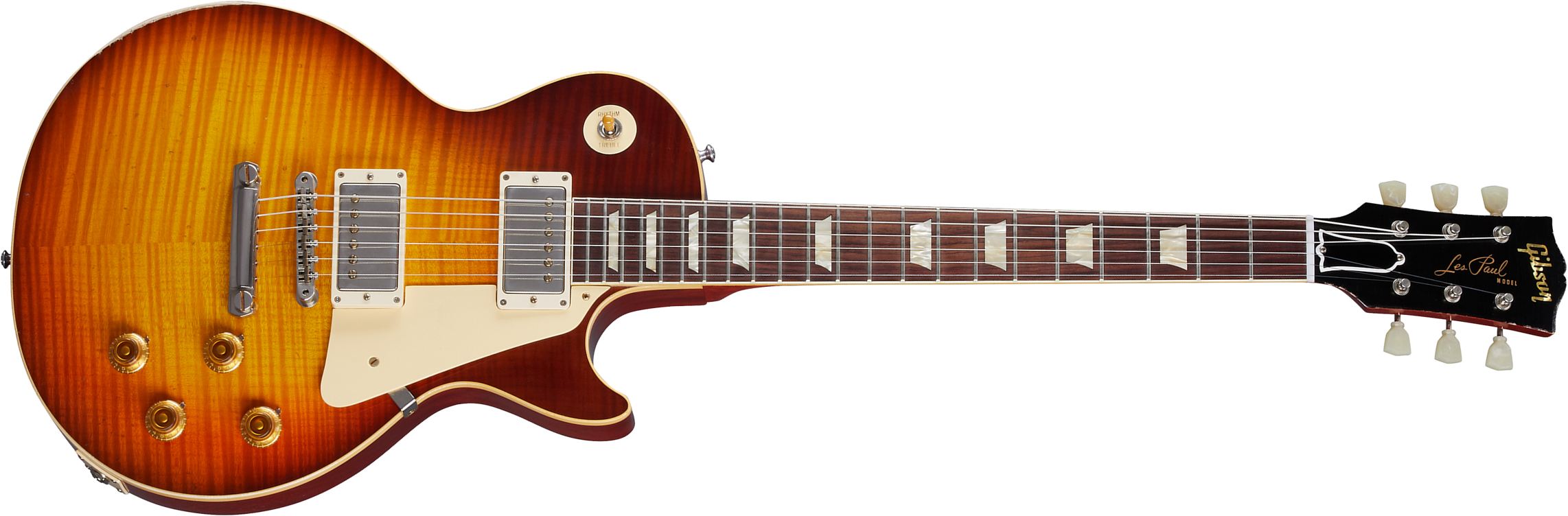 Gibson Custom Shop Murphy Lab Les Paul Standard 1959 Reissue 2h Ht Rw - Light Aged Royal Tea Burst - Guitarra eléctrica de corte único. - Main picture