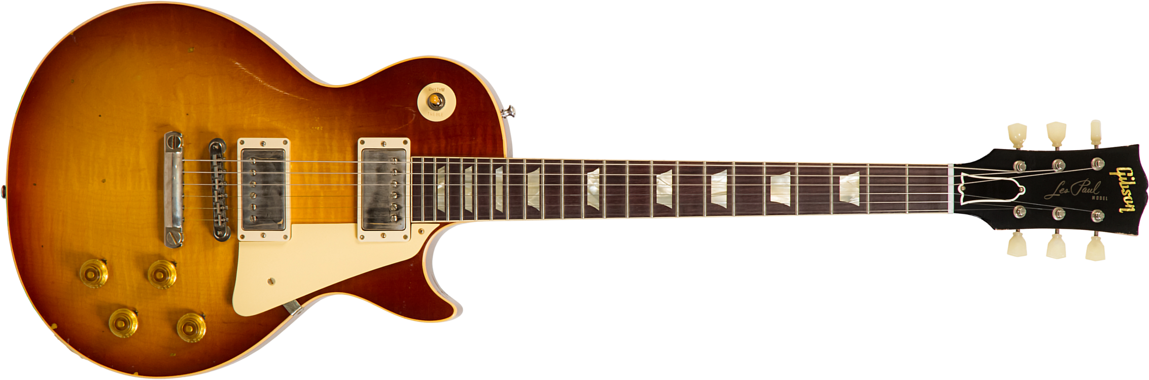 Gibson Custom Shop Murphy Lab Les Paul Standard 1959 Reissue #901318 - Light Aged Royal Tea Burst - Guitarra eléctrica de corte único. - Main picture