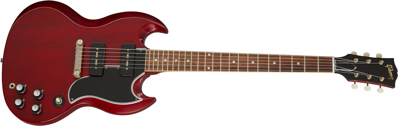 Gibson Custom Shop Sg Special 1963 Reissue 2p90 Ht Rw - Vos Cherry Red - Guitarra eléctrica de doble corte - Main picture