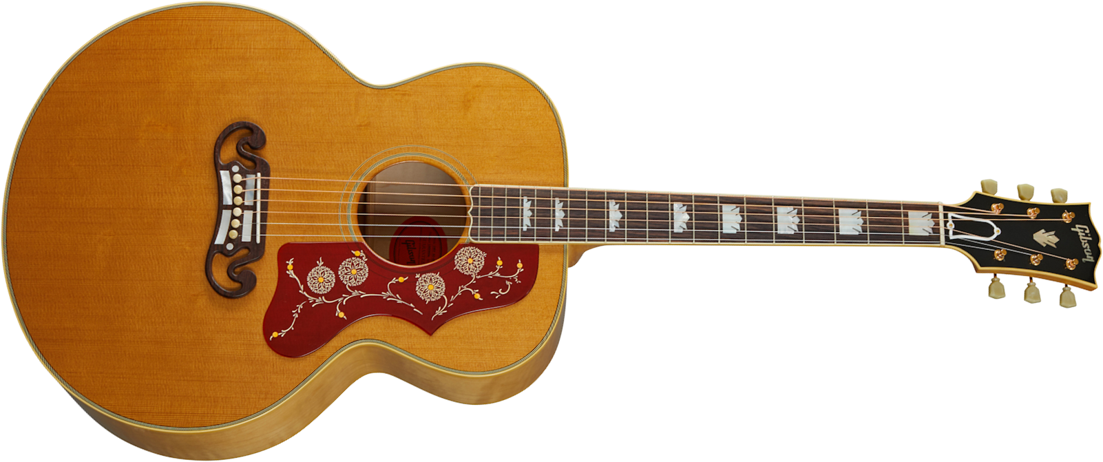 Gibson Custom Shop Sj-200 1957 Super Jumbo Epicea Erable Rw - Vos Antique Natural - Guitarra acústica & electro - Main picture
