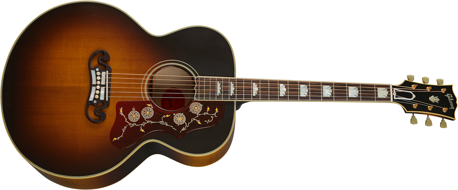 Gibson Custom Shop Sj-200 1957 Super Jumbo Epicea Erable Rw - Vos Vintage Sunburst - Guitarra acústica & electro - Main picture