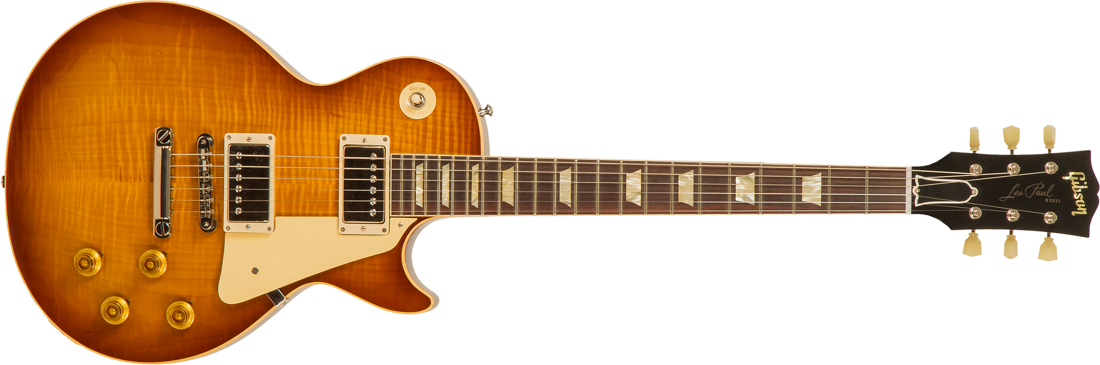 Gibson Custom Shop Standard Historic Les Paul Standard 1959 2h Ht Rw - Gloss Lemonburst - Guitarra eléctrica de corte único. - Main picture