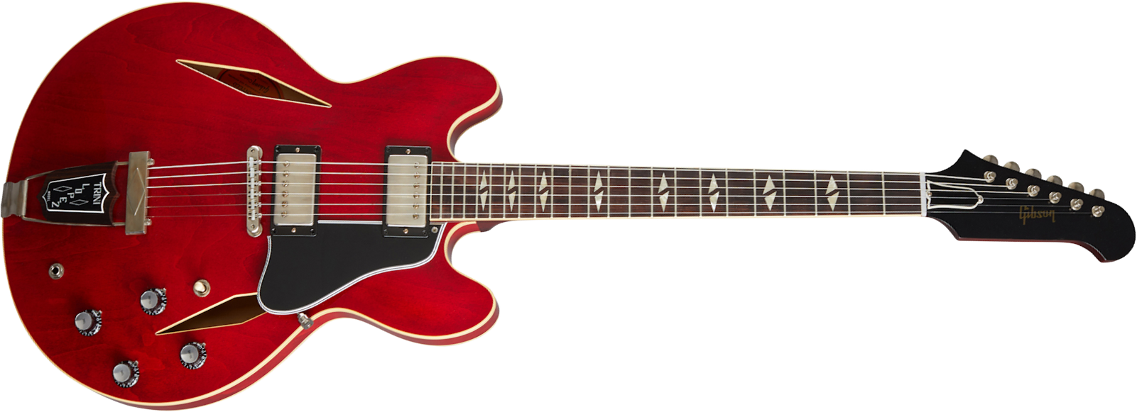 Gibson Custom Shop Trini Lopez Standard 1964 Reissue 2h Ht Rw - Vos Sixties Cherry - Guitarra eléctrica semi caja - Main picture