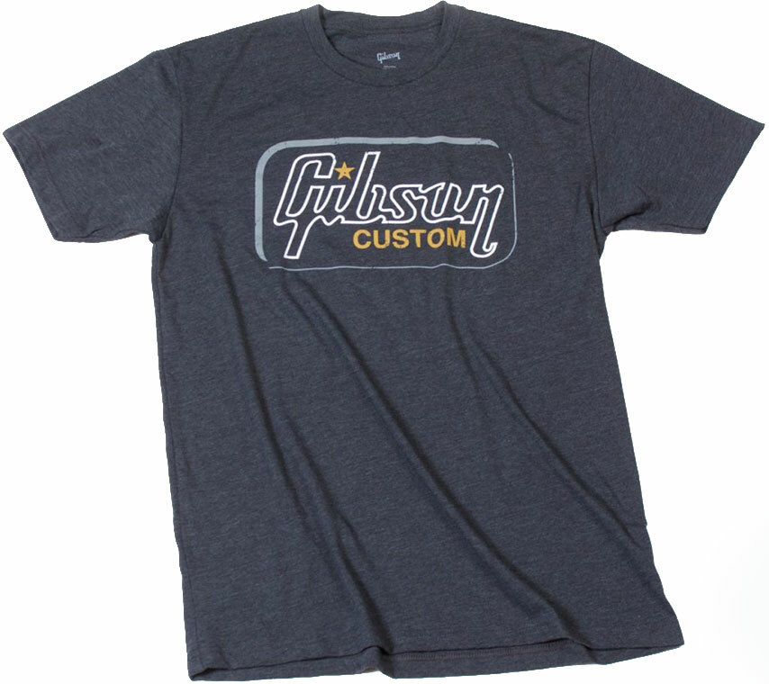 Gibson Custom T Medium Heathered Gray - M - Camiseta - Main picture