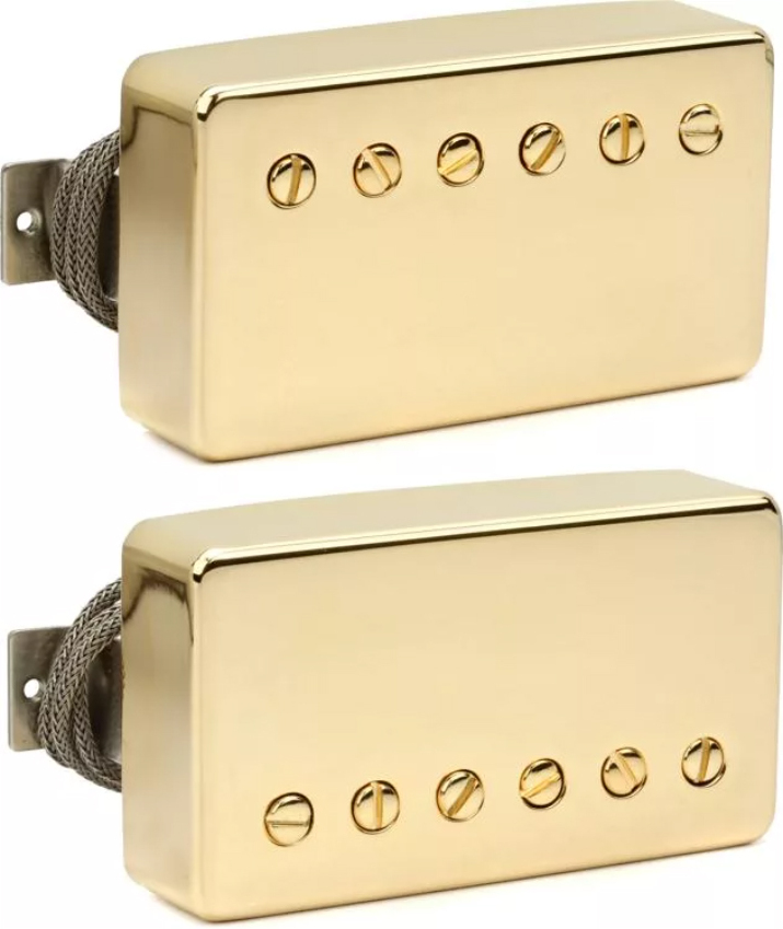 Gibson Custombucker Matched Set Historic Collection 2h Alnico-3 2c True Historic Gold - Pastilla guitarra eléctrica - Main picture