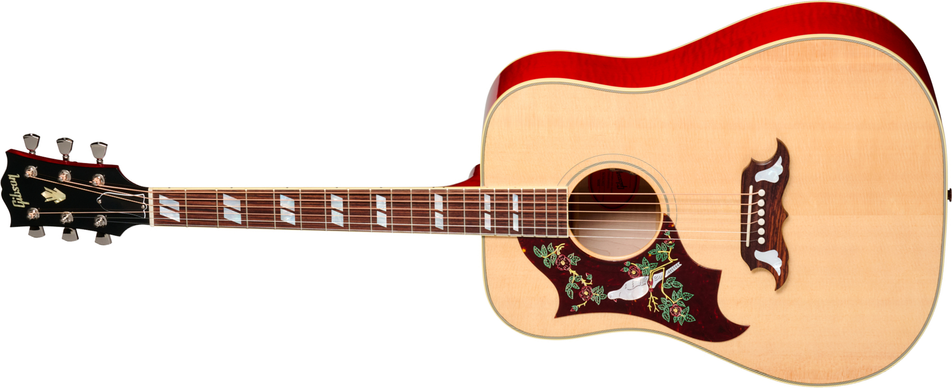 Gibson Dove Lh Original (baggs Hifi Dna) Dreadnought Gaucher Epicea Erable Rw - Antique Natural - Guitarra folk - Main picture