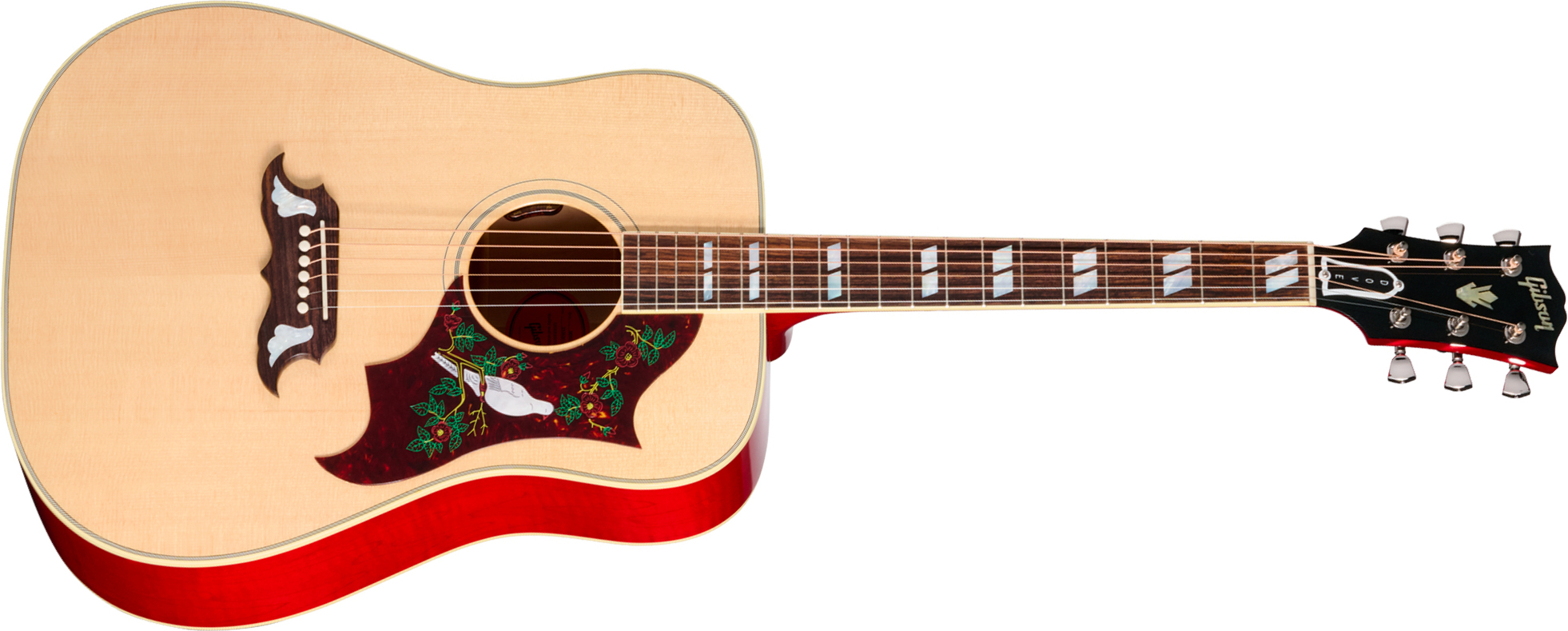 Gibson Dove Original (baggs Hifi Dna) Dreadnought Epicea Erable Rw - Antique Natural - Guitarra folk - Main picture