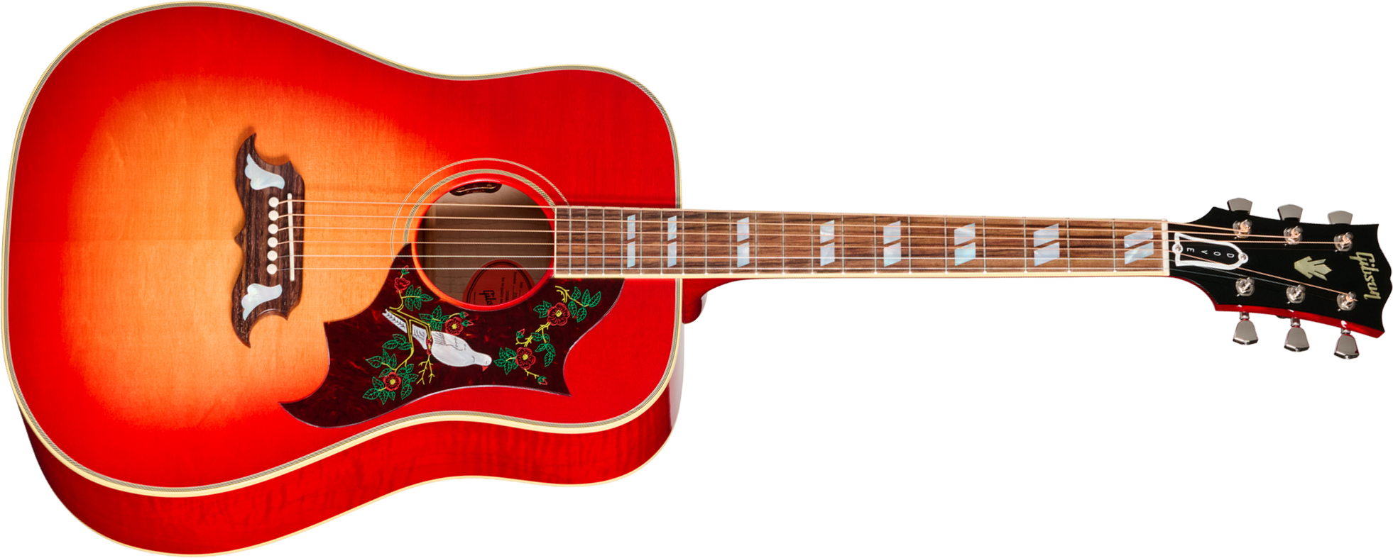 Gibson Dove Original (baggs Hifi Dna) Dreadnought Epicea Erable Rw - Vintage Cherry Sunburst - Guitarra folk - Main picture