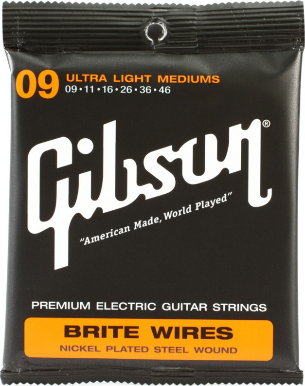 Gibson Jeu De 6 Cordes Electric (6) Brite Wires Seg-700ulmc 09-46 - Cuerdas guitarra eléctrica - Main picture