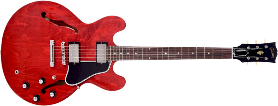 Gibson Es-335 1961 Kalamazoo Historic 2019 2h Ht Rw - Gloss Sixties Cherry - Guitarra eléctrica semi caja - Main picture